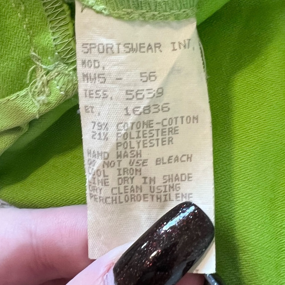 Vintage moschino sexy green belted mini skirt - Picture 6 of 6
